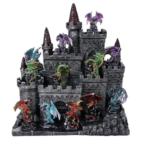 11" Dragon Castle (Set of 12 Dragons) - Magick Magick.com