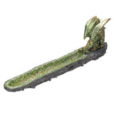 11" Dragon Geode Stick Incense Burner - Magick Magick.com