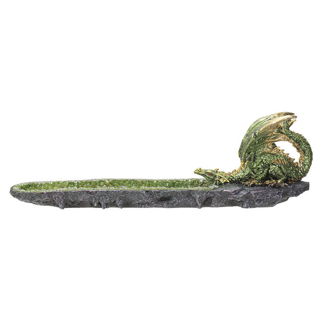 11" Dragon Geode Stick Incense Burner - Magick Magick.com
