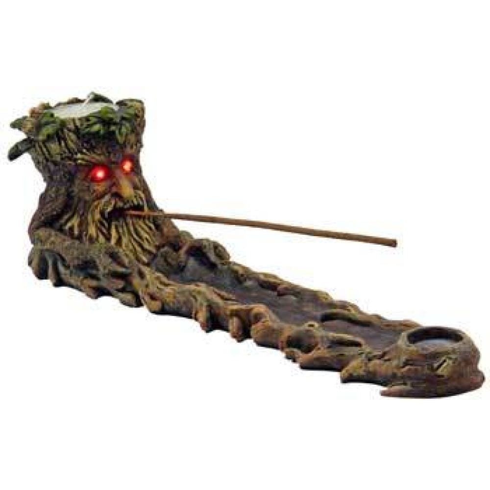 11" Greenman Incense Burner with LED Eyes - Magick Magick.com