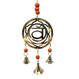 11" Orange Chakra (Sacral Chakra) Brass Wind Chime - Magick Magick.com