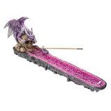 11.5" Dragon Geode Stick Incense Burner - Magick Magick.com