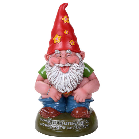 11.5" Gnome Statue - Squatter - Magick Magick.com