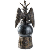 12" Baphomet Storm Ball Statue - Magick Magick.com