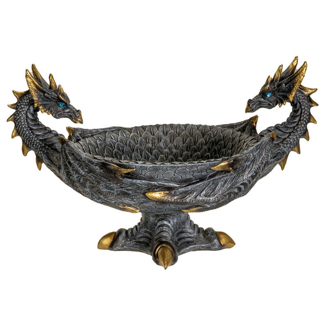 12" Double Headed Dragon Bowl - Magick Magick.com