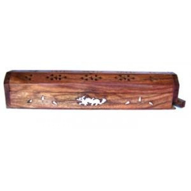 12" Dragon Wood Incense Box Burner - Magick Magick.com