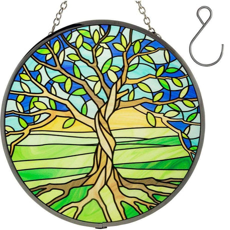 12" Glass Suncatcher - Tree of Life - Magick Magick.com
