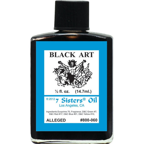 1/2 oz 7 Sisters Oil - Black Art - Magick Magick.com