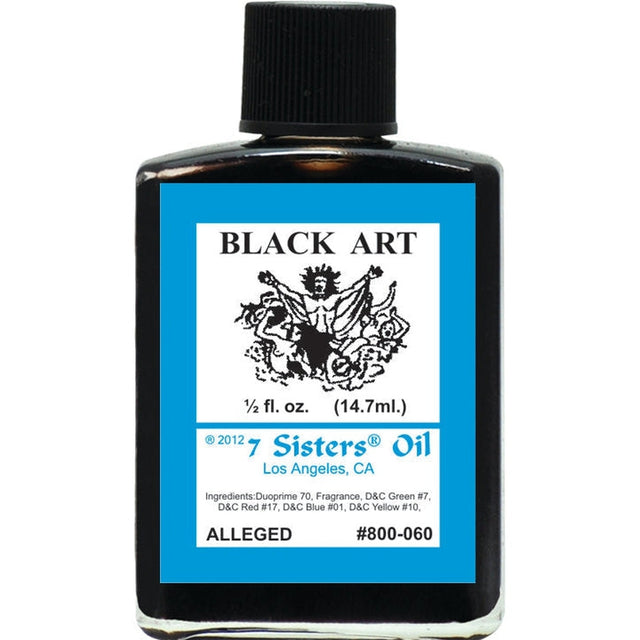 1/2 oz 7 Sisters Oil - Black Art - Magick Magick.com
