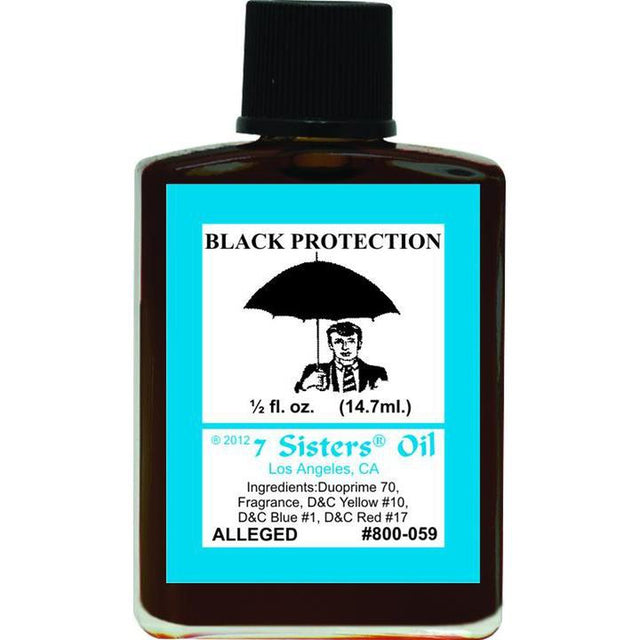 1/2 oz 7 Sisters Oil - Black Protection - Magick Magick.com