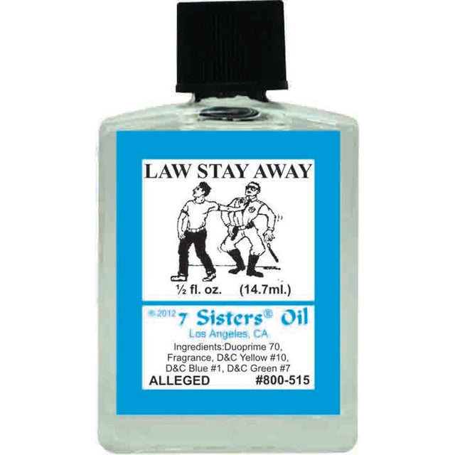 1/2 oz 7 Sisters Oil - Law Stay Away - Magick Magick.com