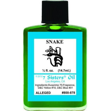 1/2 oz 7 Sisters Oil - Snake - Magick Magick.com