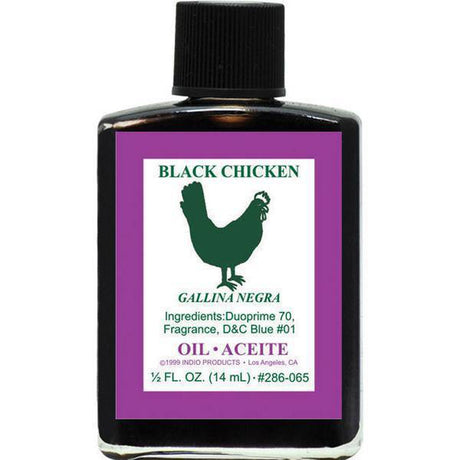 1/2 oz Indio Oil - Black Chicken - Magick Magick.com