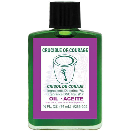 1/2 oz Indio Oil - Crucible Courage - Magick Magick.com