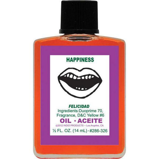 1/2 oz Indio Oil - Happiness - Magick Magick.com