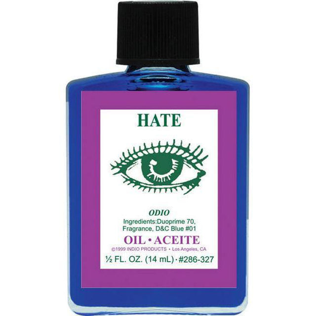 1/2 oz Indio Oil - Hate - Magick Magick.com