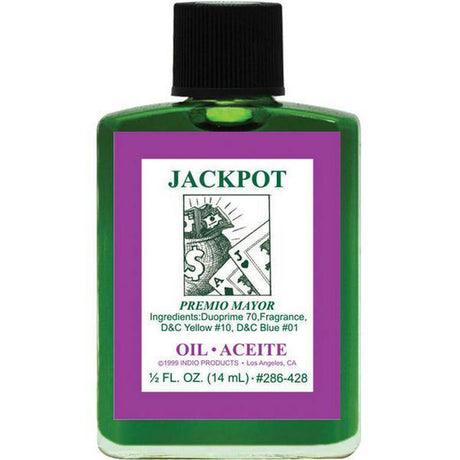 1/2 oz Indio Oil - Jackpot - Magick Magick.com