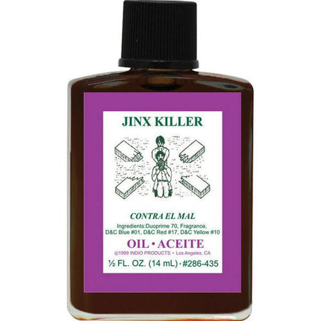 1/2 oz Indio Oil - Jinx Killer - Magick Magick.com