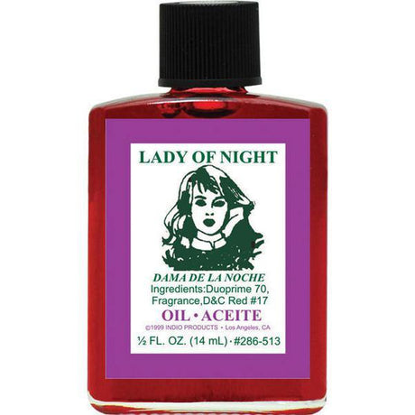 1/2 oz Indio Oil - Lady of the Night - Magick Magick.com