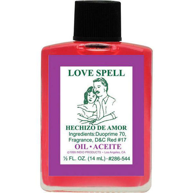 1/2 oz Indio Oil - Love Spell - Magick Magick.com