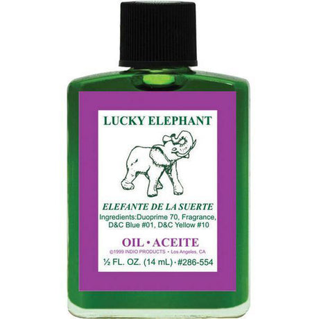 1/2 oz Indio Oil - Lucky Elephant - Magick Magick.com