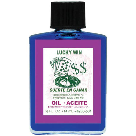 1/2 oz Indio Oil - Lucky Win - Magick Magick.com