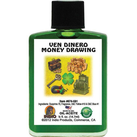 1/2 oz Indio Oil - Money Drawing - Magick Magick.com