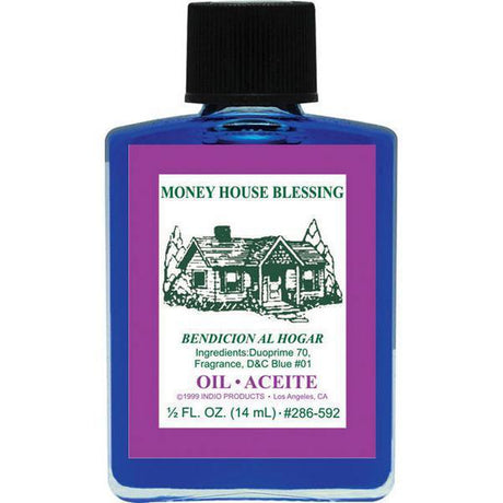 1/2 oz Indio Oil - Money House Blessing - Magick Magick.com