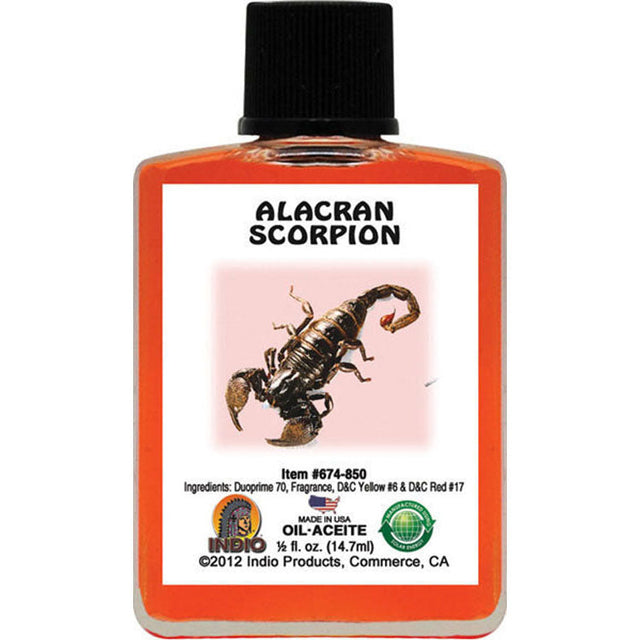 1/2 oz Indio Oil - Scorpion - Magick Magick.com