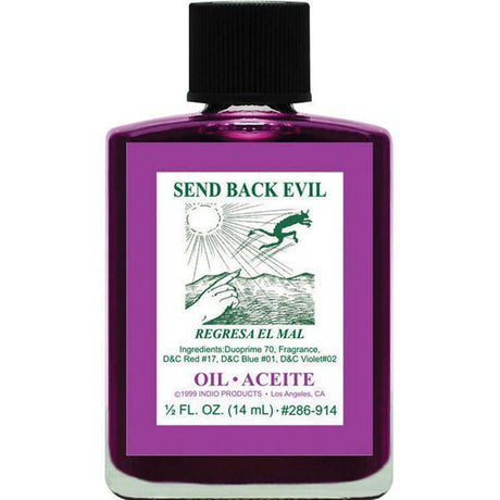 1/2 oz Indio Oil - Send Back Evil - Magick Magick.com