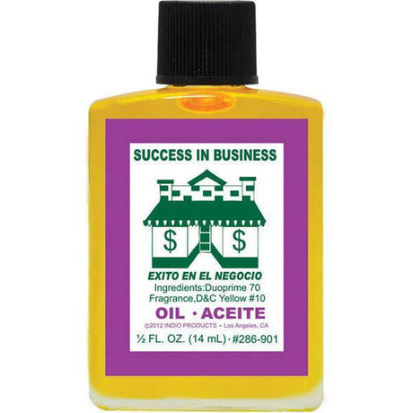 1/2 oz Indio Oil - Success in Business - Magick Magick.com