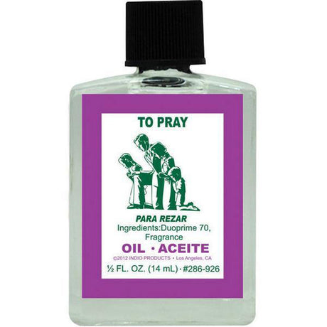 1/2 oz Indio Oil - To Pray - Magick Magick.com