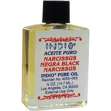 1/2 oz Indio Pure Fragranced Oil - Black Narcisissus - Magick Magick.com
