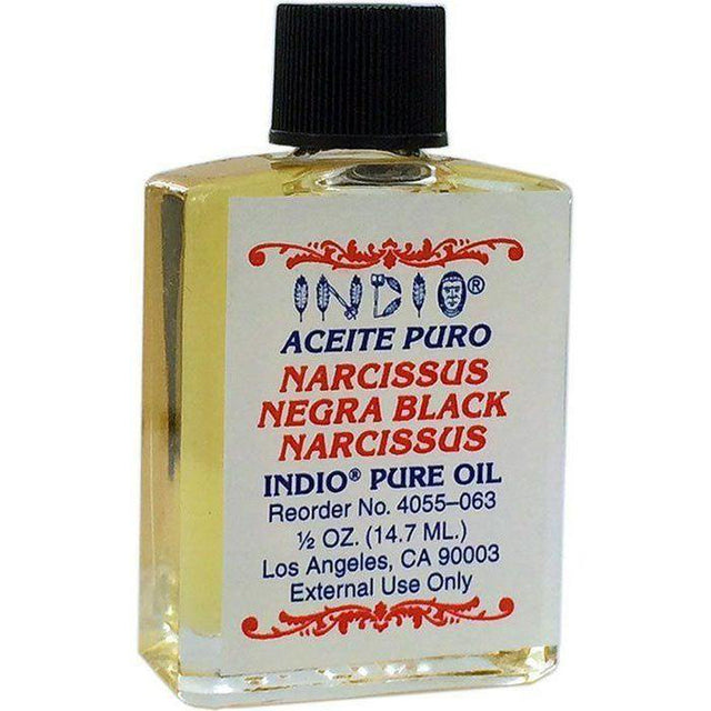 1/2 oz Indio Pure Fragranced Oil - Black Narcissus - Magick Magick.com