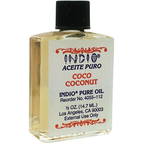 1/2 oz Indio Pure Fragranced Oil - Coconut - Magick Magick.com