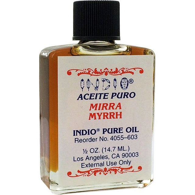 1/2 oz Indio Pure Fragranced Oil - Myrrh - Magick Magick.com