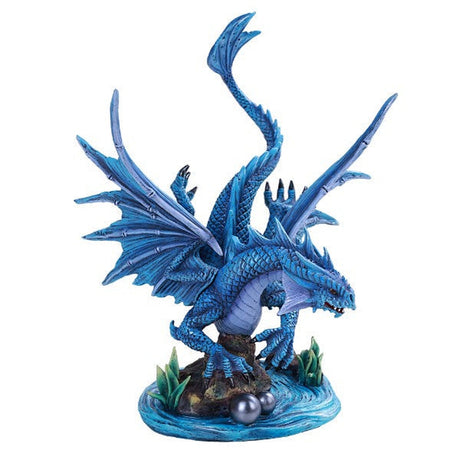 12.25" Anne Stokes Dragon Statue - Water Dragon - Magick Magick.com