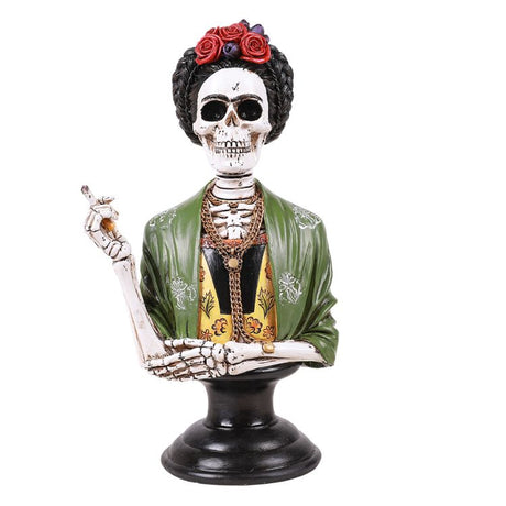 12.25" Day of the Dead Statue - Frida - Magick Magick.com