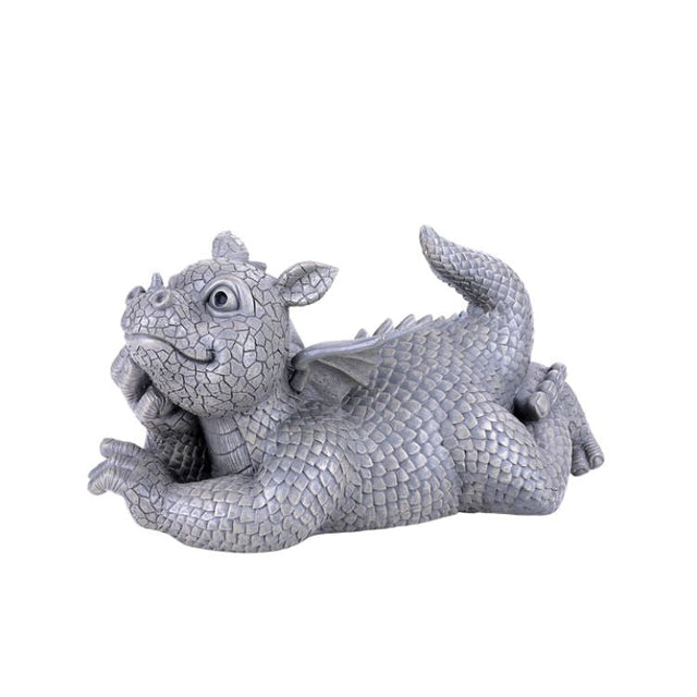 12.25" Garden Dragon Statue - Day Dreaming - Magick Magick.com