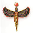 12.25" Open Wings Isis Wall Plaque Statue - Magick Magick.com