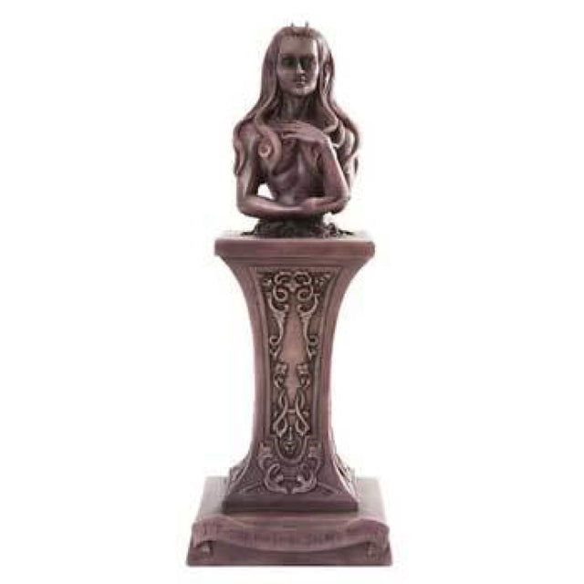 12.5" Crescent Crowned Moon Goddess Statue - Magick Magick.com