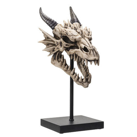 12.5" Dragon Skull on Stand Statue - Magick Magick.com