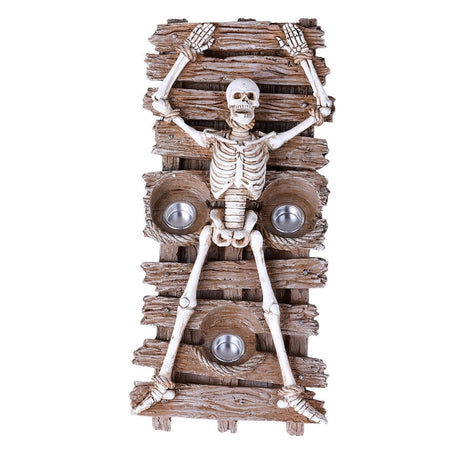 12.5" Skeleton Votive Candle Holder - Tied Up - Magick Magick.com
