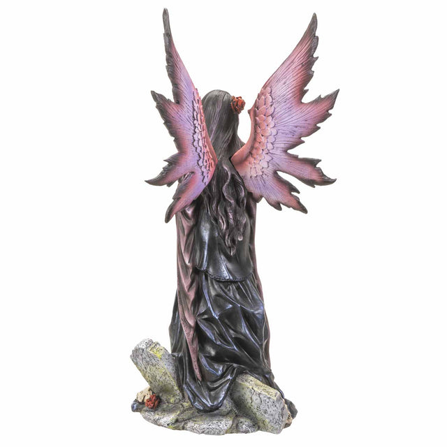 12.6" Fairy Statue - Gothic Fairy with Skulls - Magick Magick.com