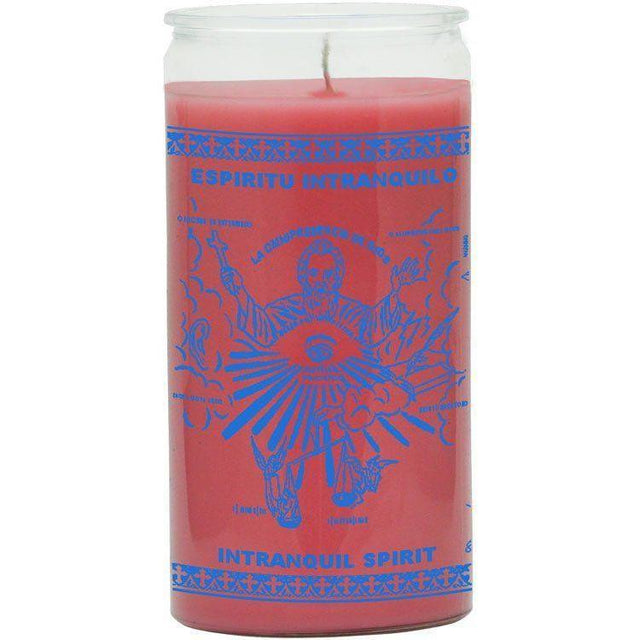 14 Day Glass Candle Intranquil Spirit - Pink - Magick Magick.com