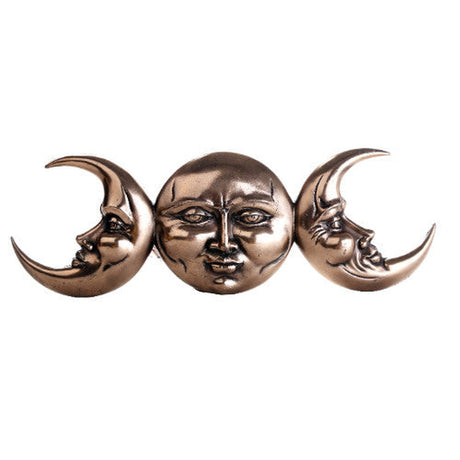 15" Triple Moon Goddess Wall Plaque - Magick Magick.com