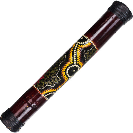 16" Bamboo Rainstick - Brown Painted - Magick Magick.com