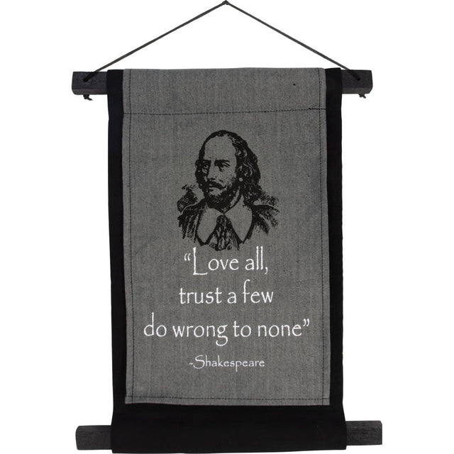 16" Cotton Banner - Shakespeare - Magick Magick.com