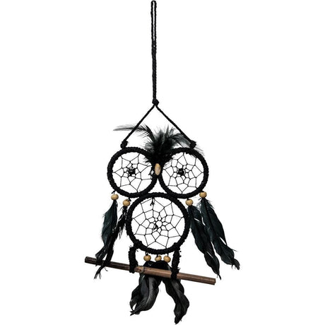 16" Dream Catcher - Perched Wise Owl - Magick Magick.com