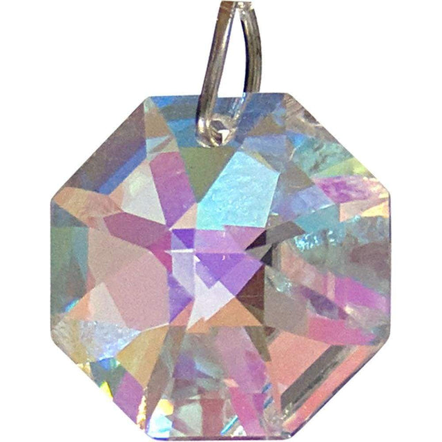 16 mm Prism Crystal - Faceted Octagon AB - Magick Magick.com